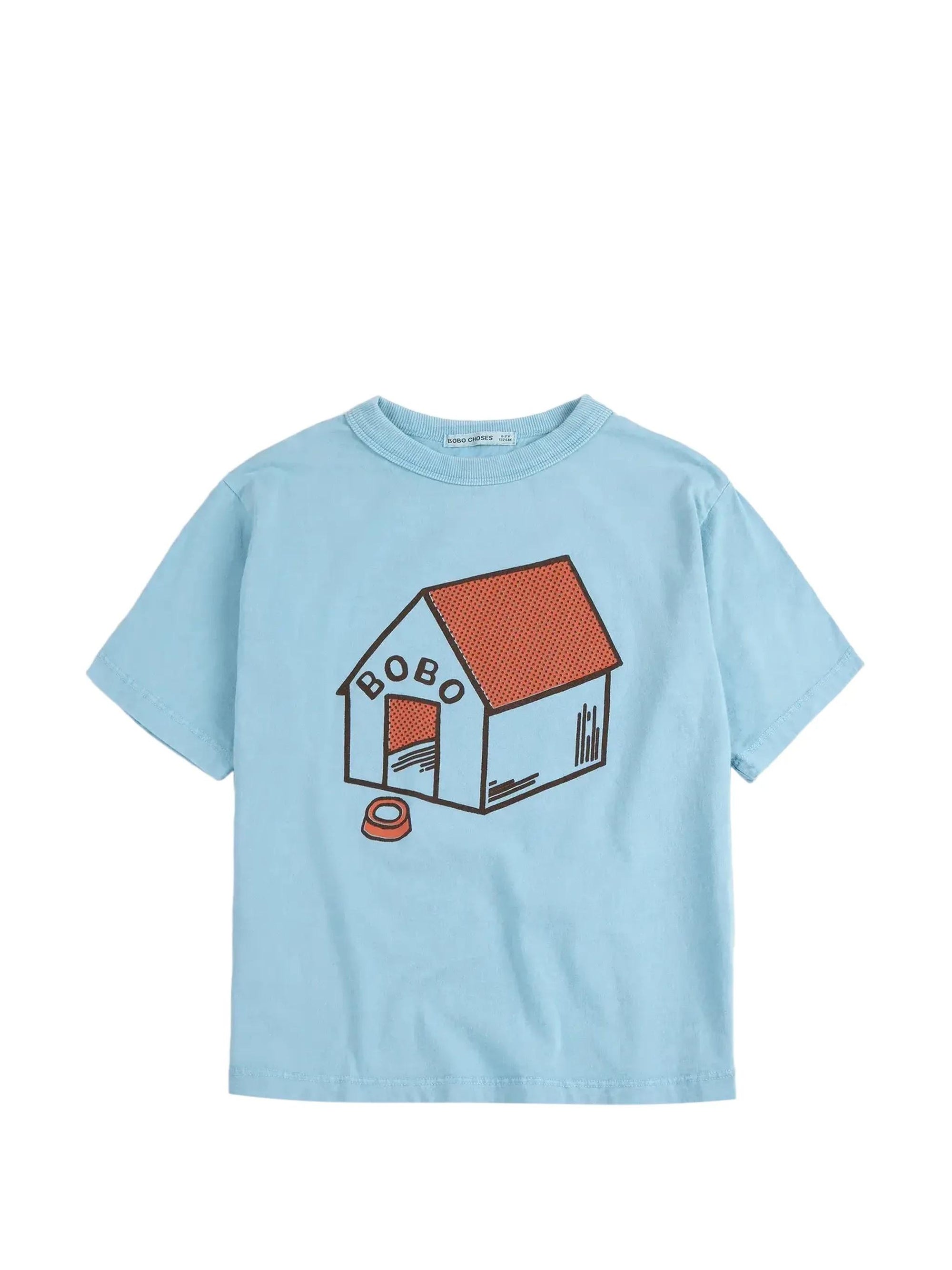 T-shirt pickles is at home con stampa B126AC015 451 BOBO CHOSES 