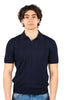 Cotton jacquard polo shirt