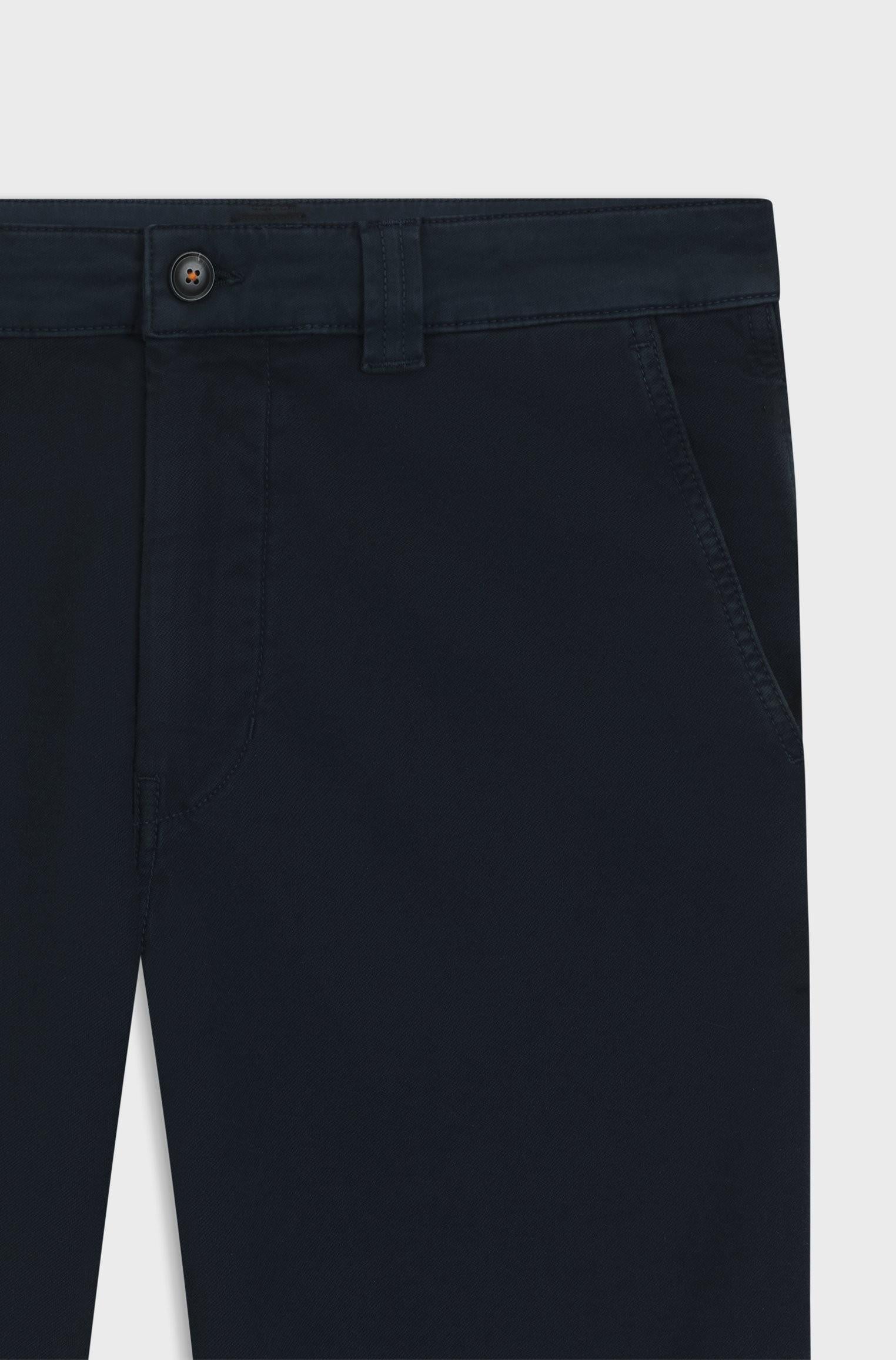 Pantaloni straight fit in twill di cotone elasticizzato 50542911 404 BOSS 