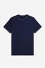 T-shirt con doppia riga