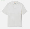 Polo Fraser in puro lino bianco