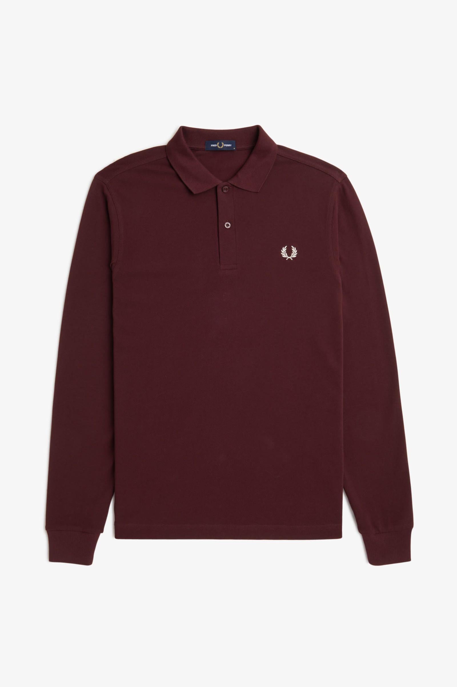 Polo a maniche lunghe M600655 597 FRED PERRY 