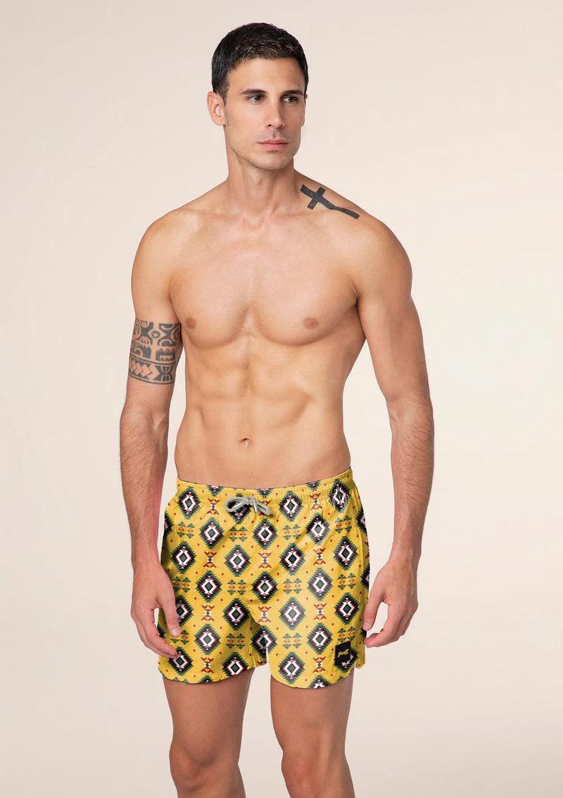 Costume da bagno short fit M02BA31X 08 F**K 