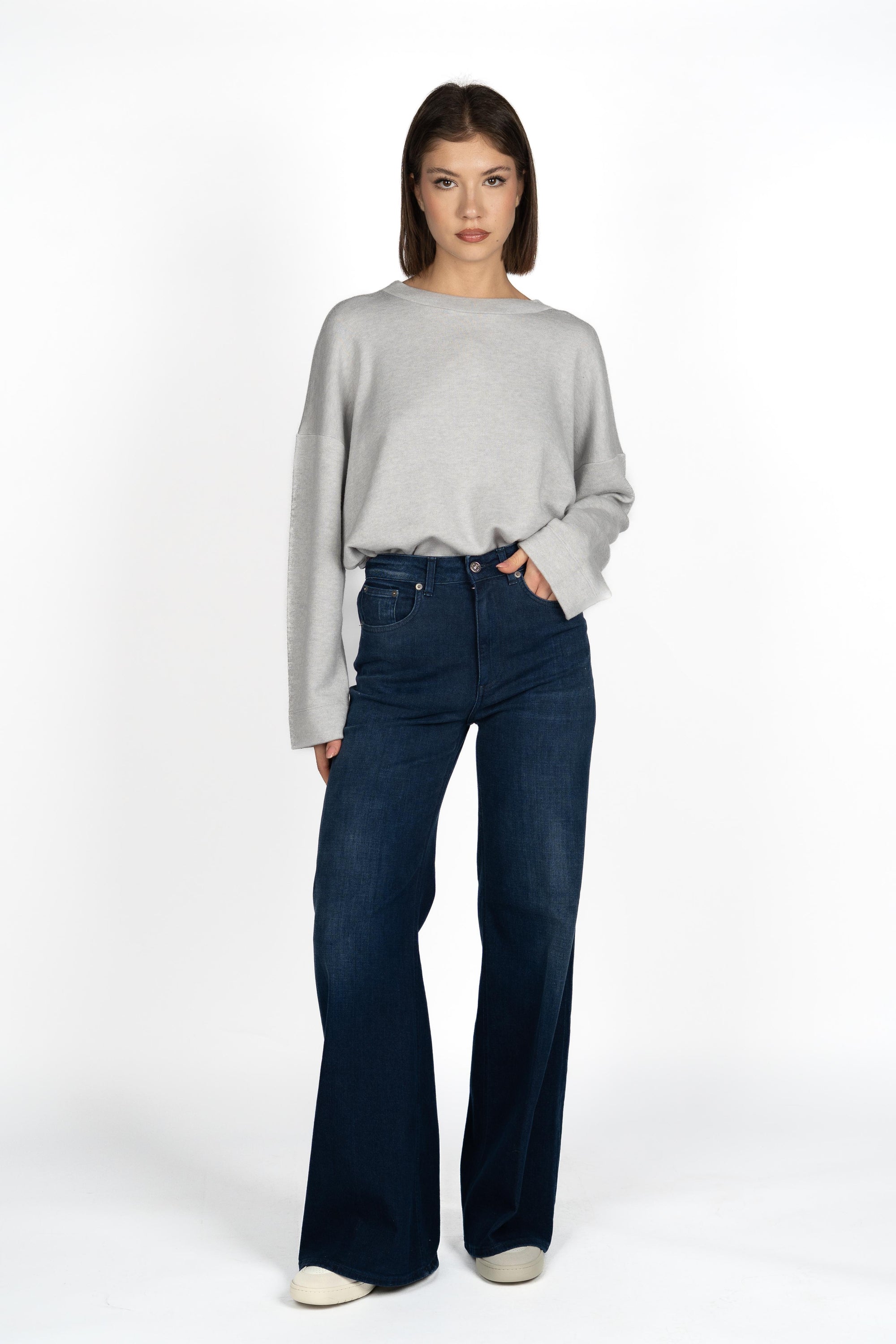 Jeans Bootcut in denim DP828DS0345LG8 800 DONDUP 