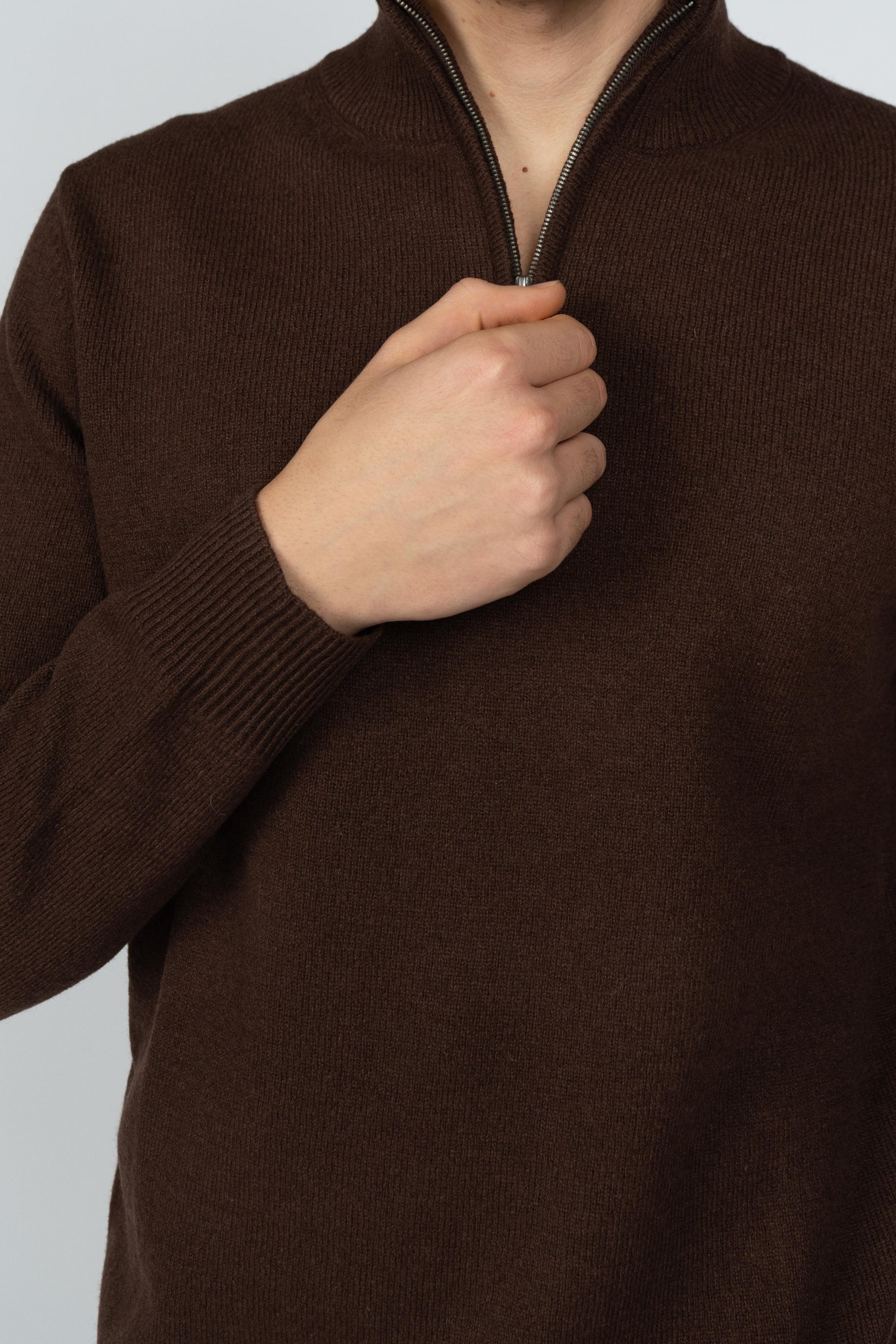 Pullover a mezza zip Jermyn JERM002 00033I MC2 SAINT BARTH 