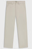 Pantaloni straight fit in twill di misto cotone