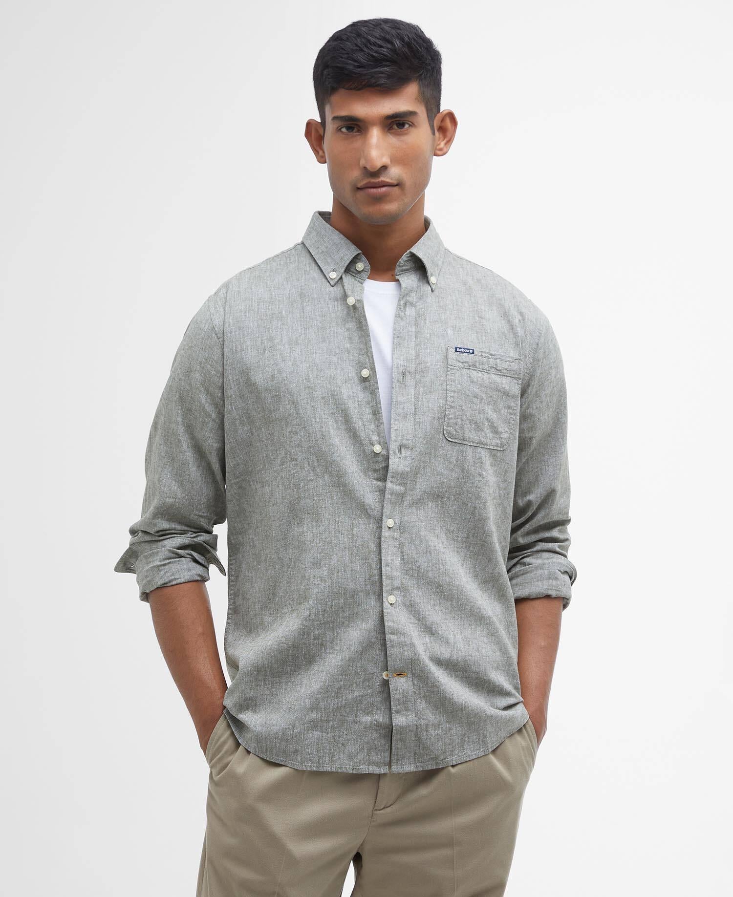 Camicia sartoriale Nelson MSH5090 OL31 BARBOUR 