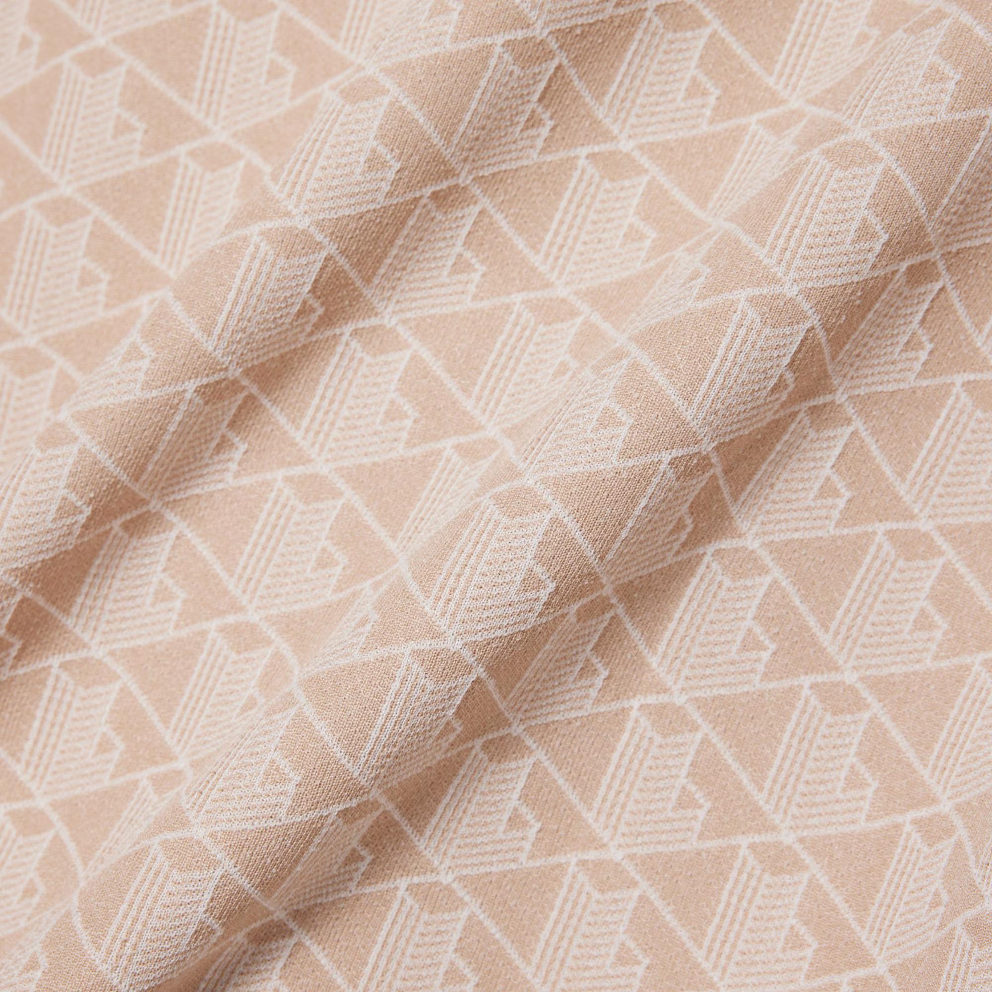 Felpa con cappuccio in jacquard con monogramma SF7606 8GI LACOSTE 