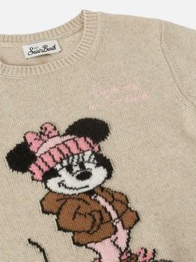 Maglione in misto cashmere Princess con jacquard Minnie PRC0001 00465IA MC2 SAINT BARTH 