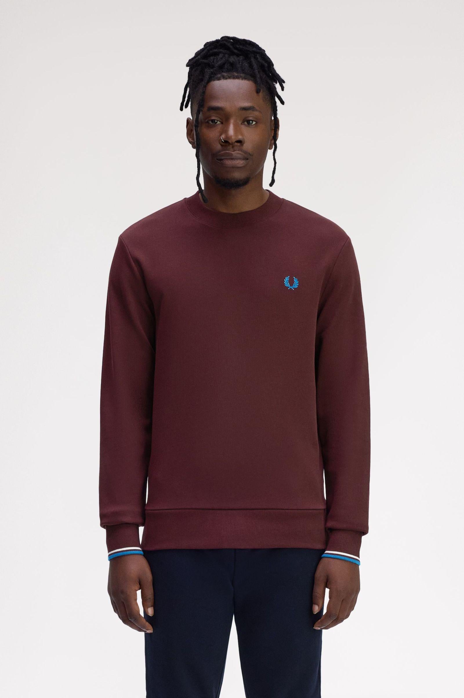 Felpa Girocollo M753555 Z63 FRED PERRY 