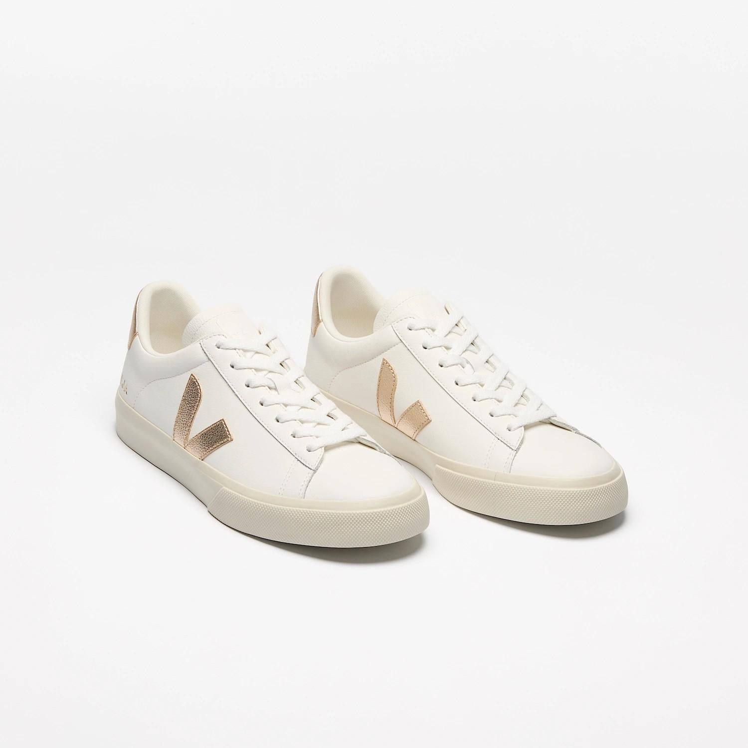 Campo leather white platine CP05034 95 VEJA 