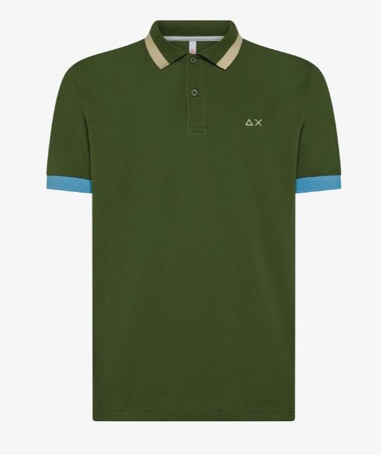 Polo con maxi riga A35112 37 SUN68 