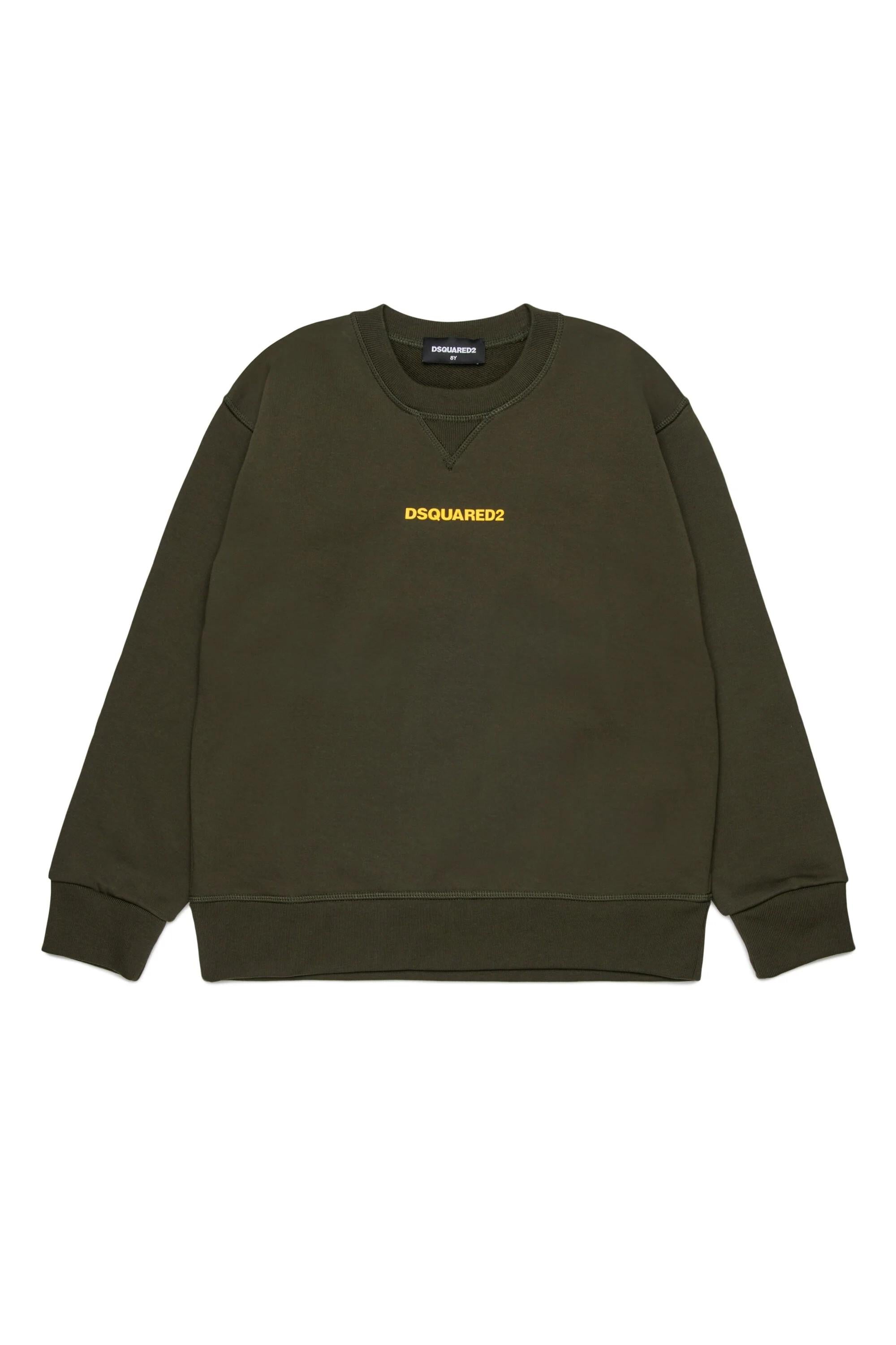 Felpa in cotone con logo DQ2739D0094 DQ518 DSQUARED2 