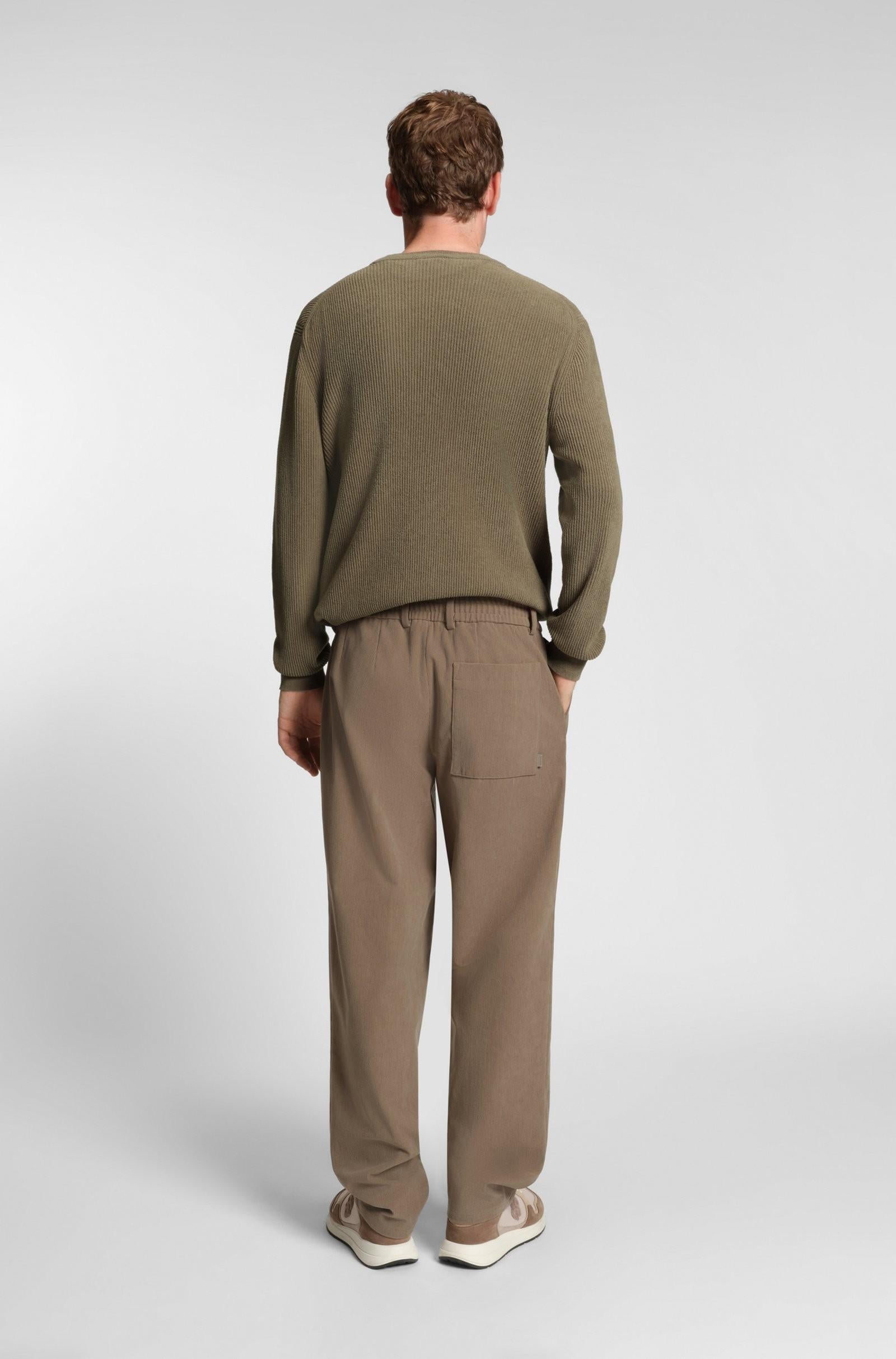 Maglione regular fit con lavorazione effetto velluto a coste 50549989 245 BOSS 