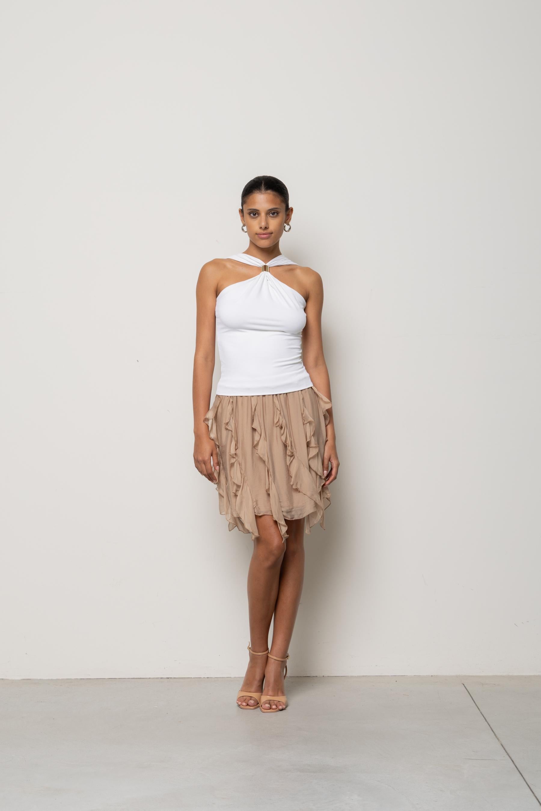 Top con scollatura incrociata SPJBD003 1019 KAOS JEANS 