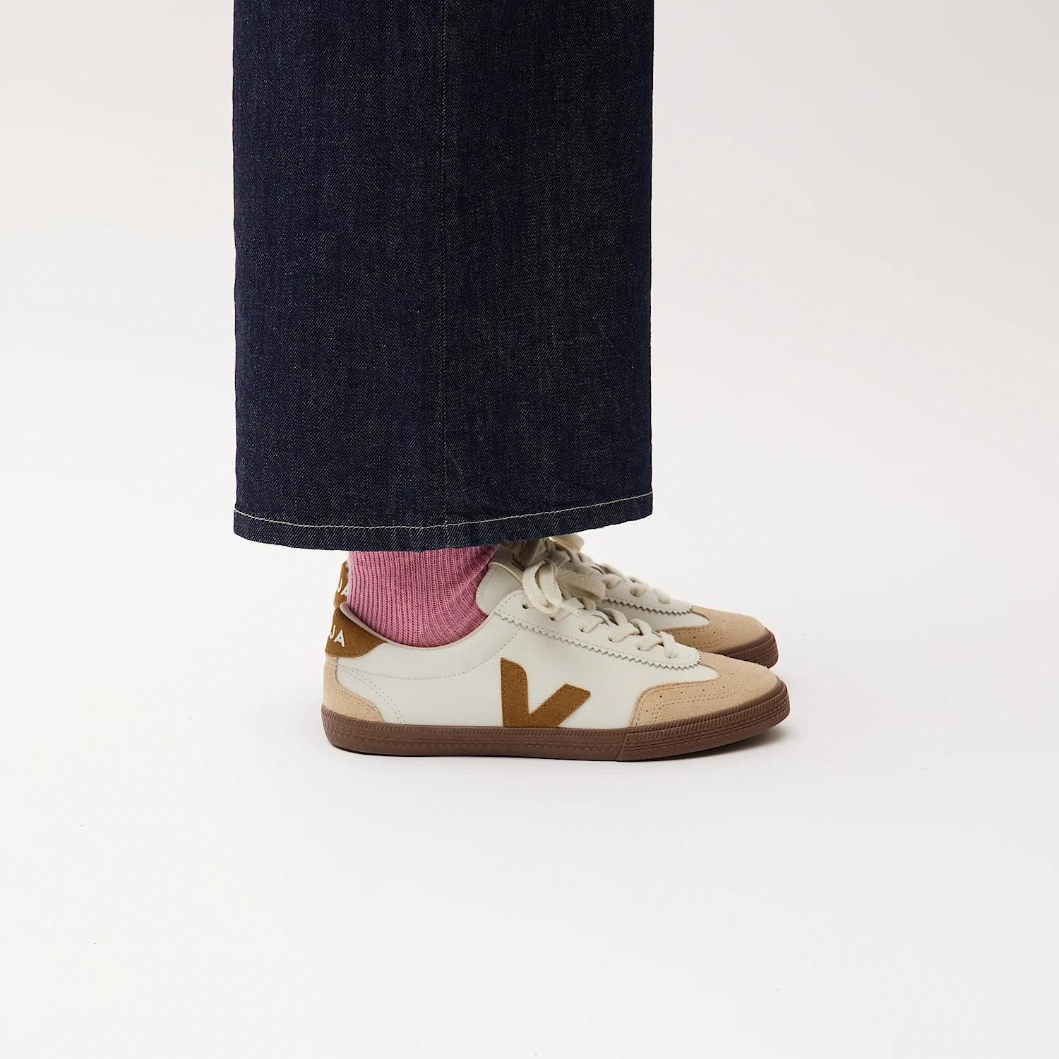 Volley leather white tent bark VO20037 20 VEJA 