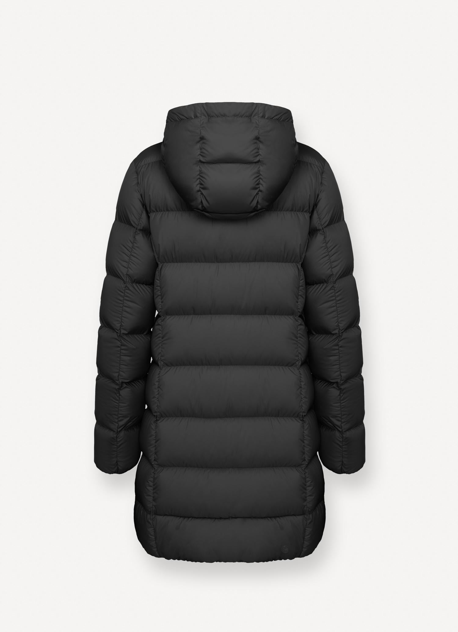 Piumino lungo opaco con cappuccio 2243E2XX 99 COLMAR 