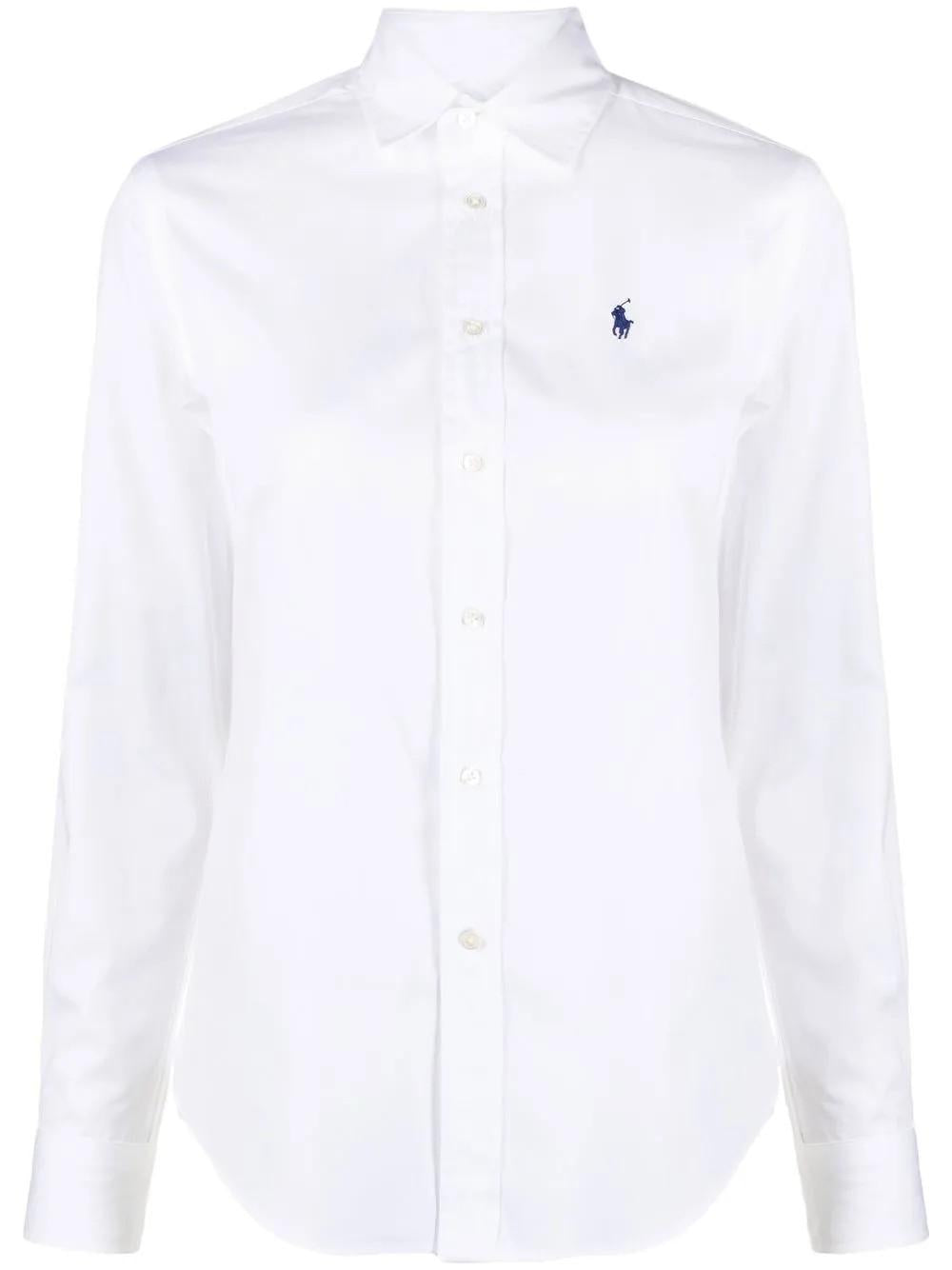 Camicia in cotone slim fit 211891376 001 POLO RALPH LAUREN 