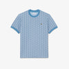 Slim fit T-shirt with jacquard monogram