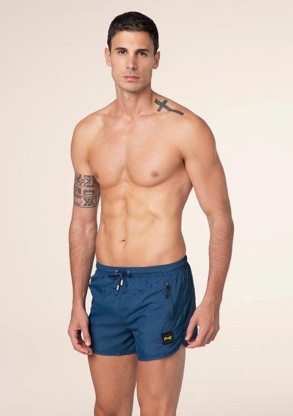 Costume da bagno short fit M01BU03 BU F**K 