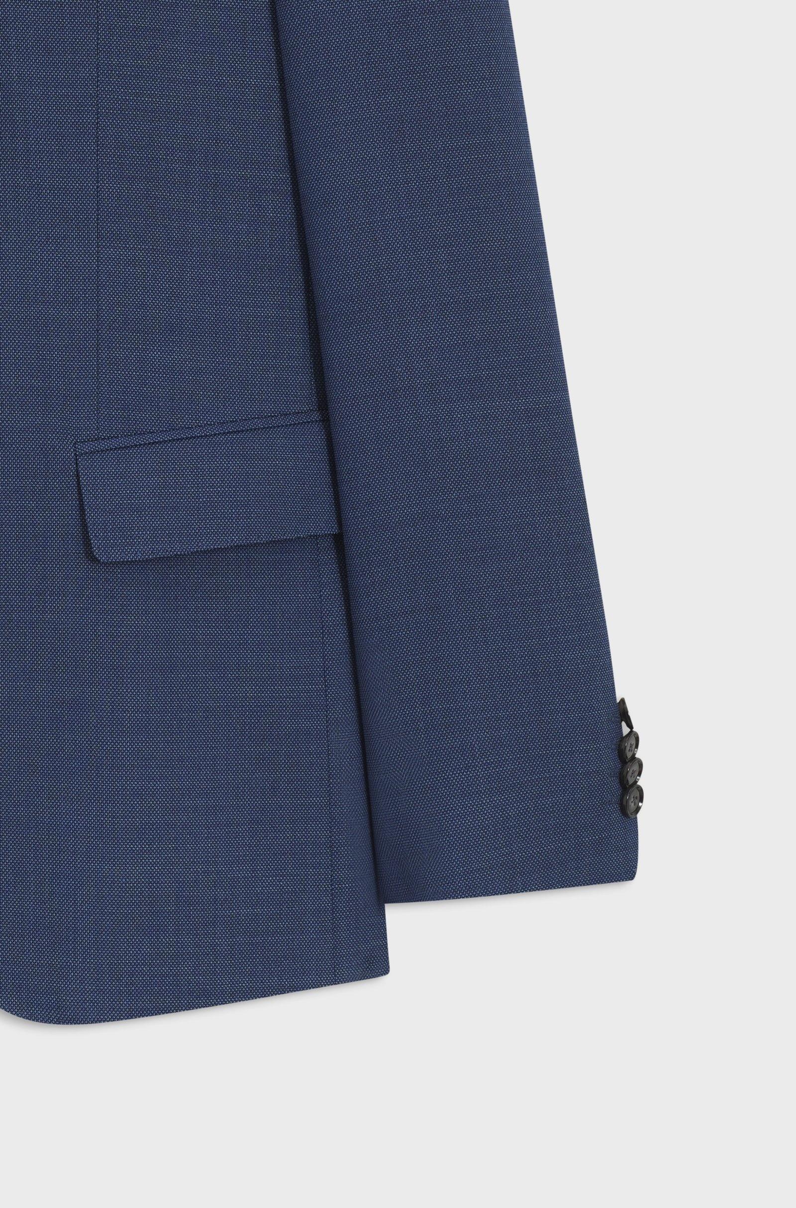 Abito due pezzi slim fit in tessuto elasticizzato con micromotivo 50557252 468 BOSS 