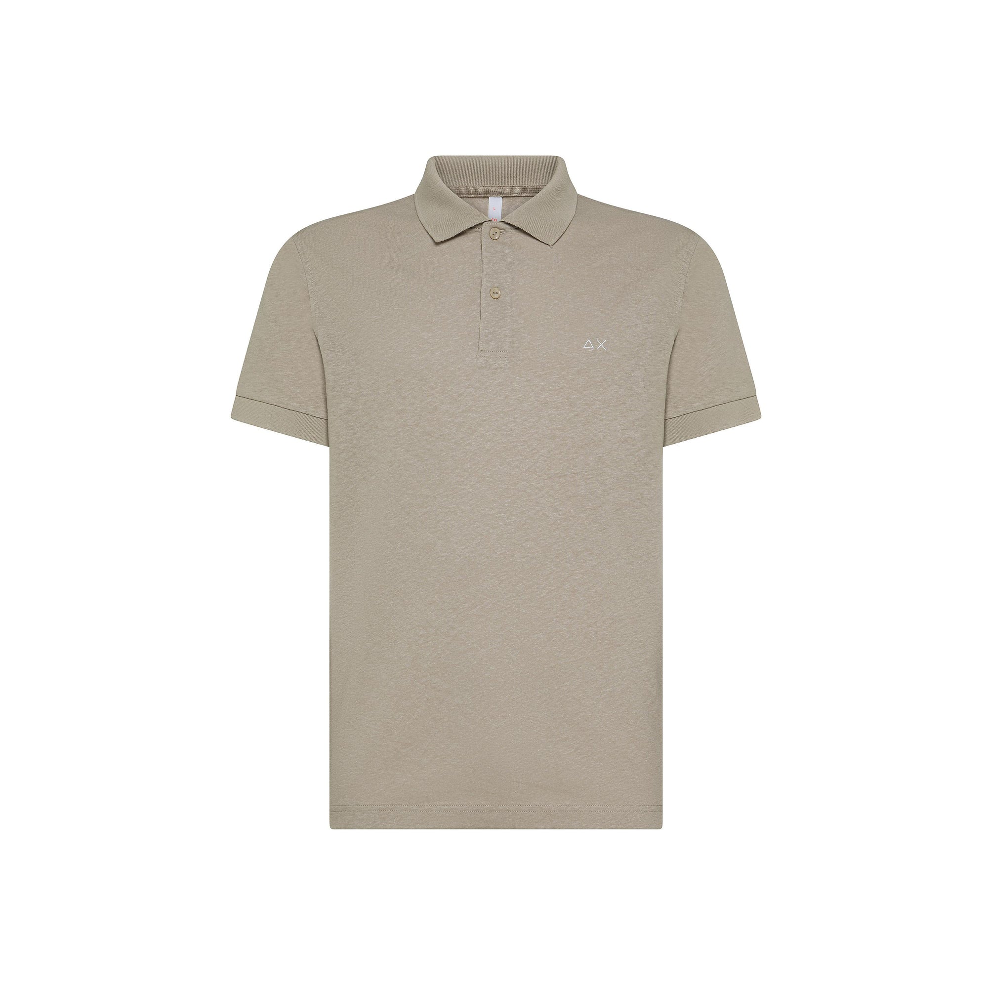 Polo in lino e cotone A35133 98 SUN68 
