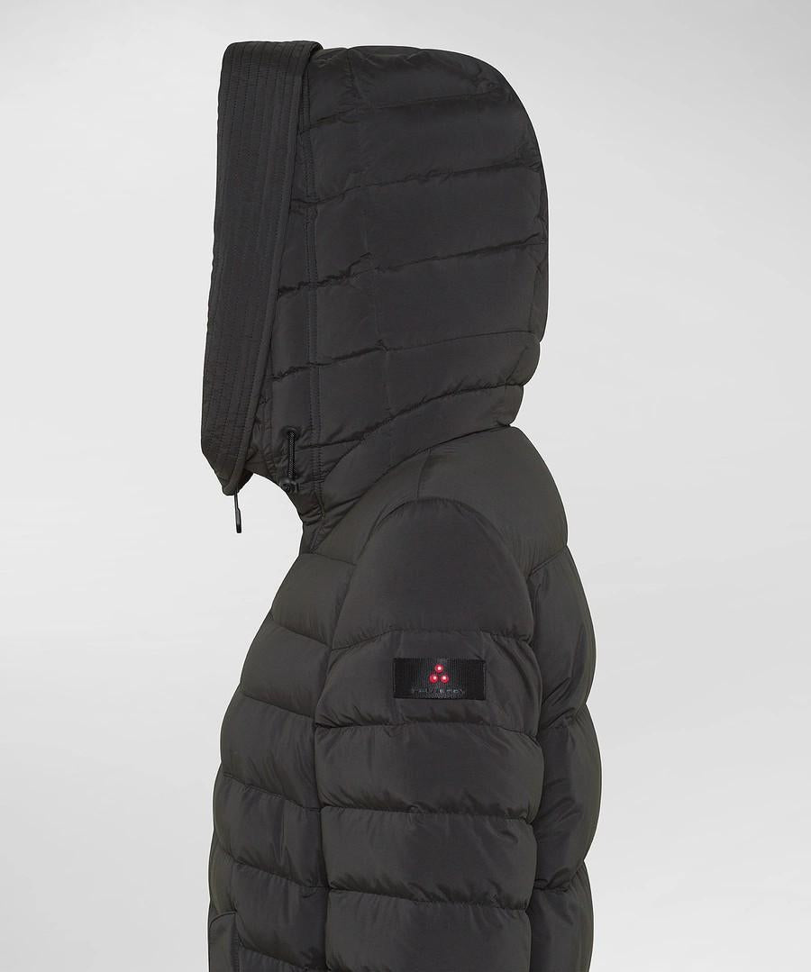 Piumino lungo con pelliccia itoka ml fur PED4017 808 PEUTEREY 