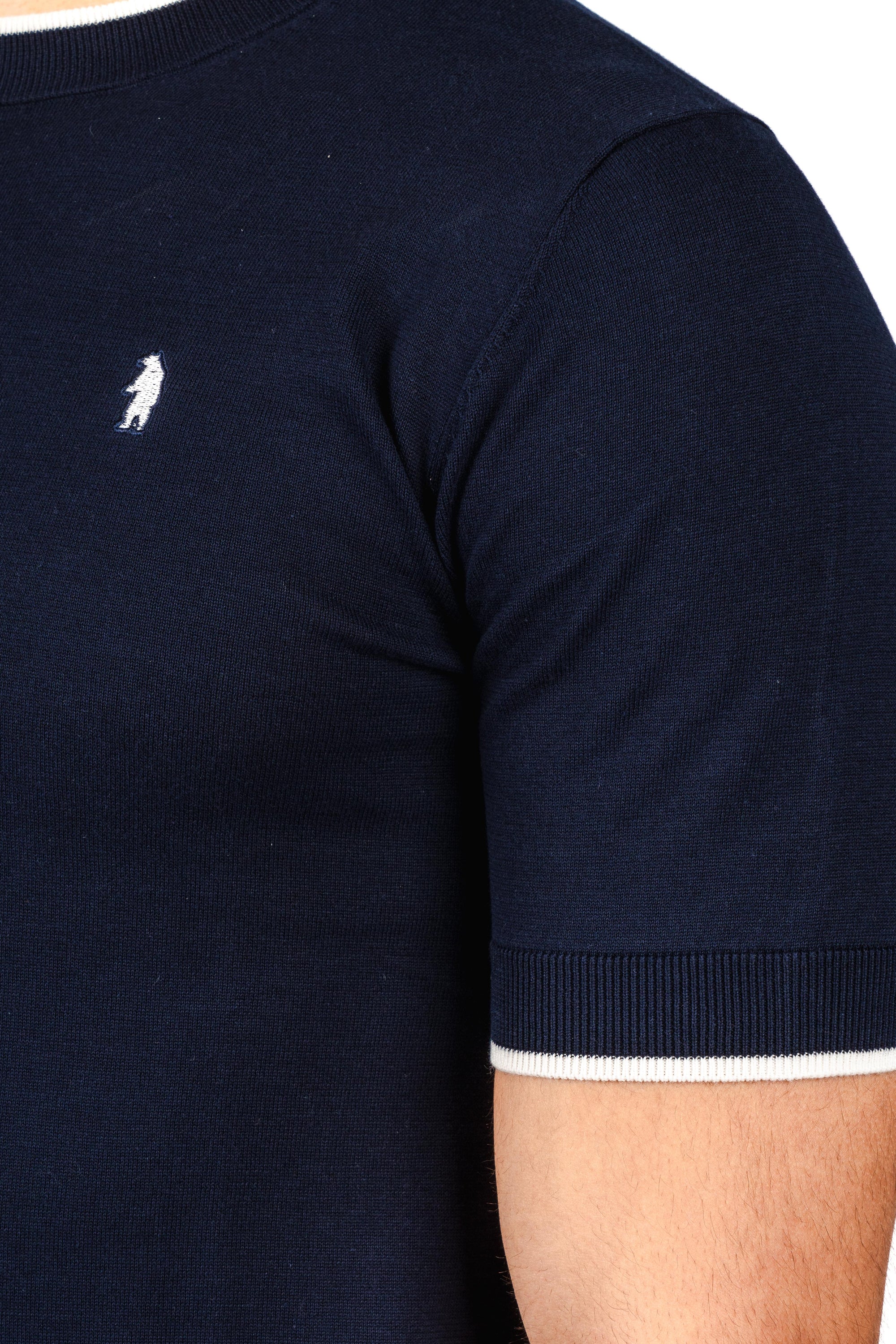 T-shirt  con dettagli a contrasto R4064M261 NAVY REFRIGUE 