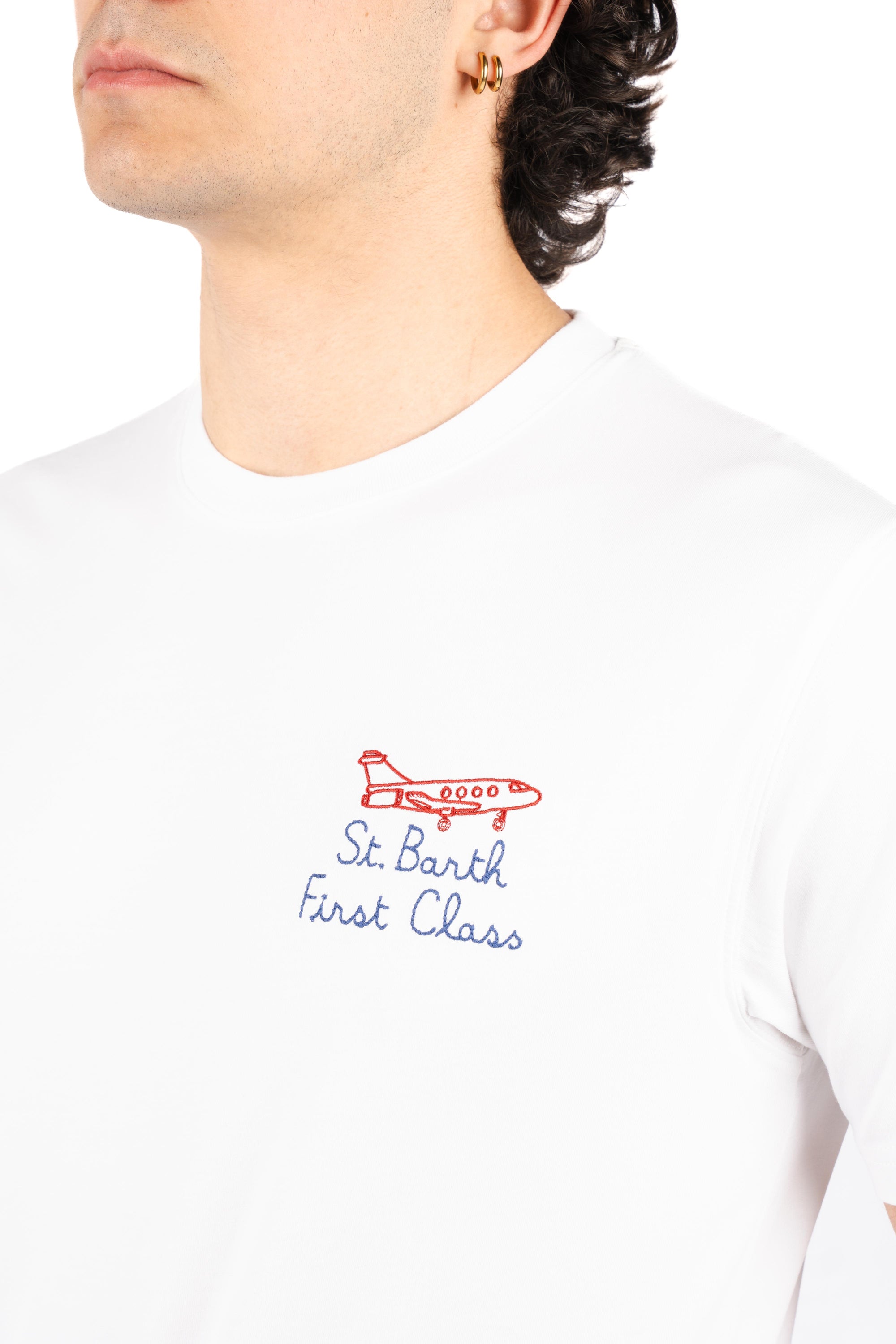 T-shirt Portofino ricamo St. Barth first class POT0001 04455L MC2 SAINT BARTH 