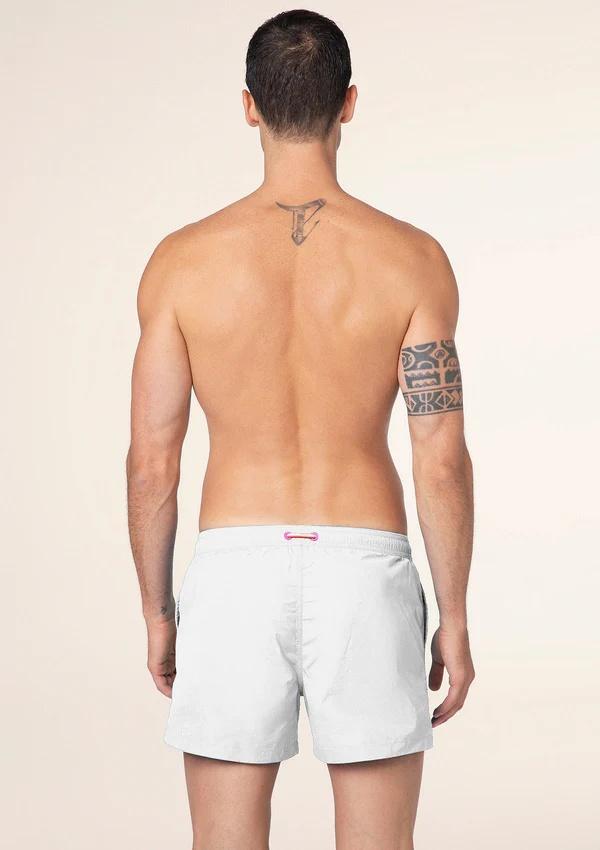 Costume da bagno stampato short fit M01BU05 WH F**K 