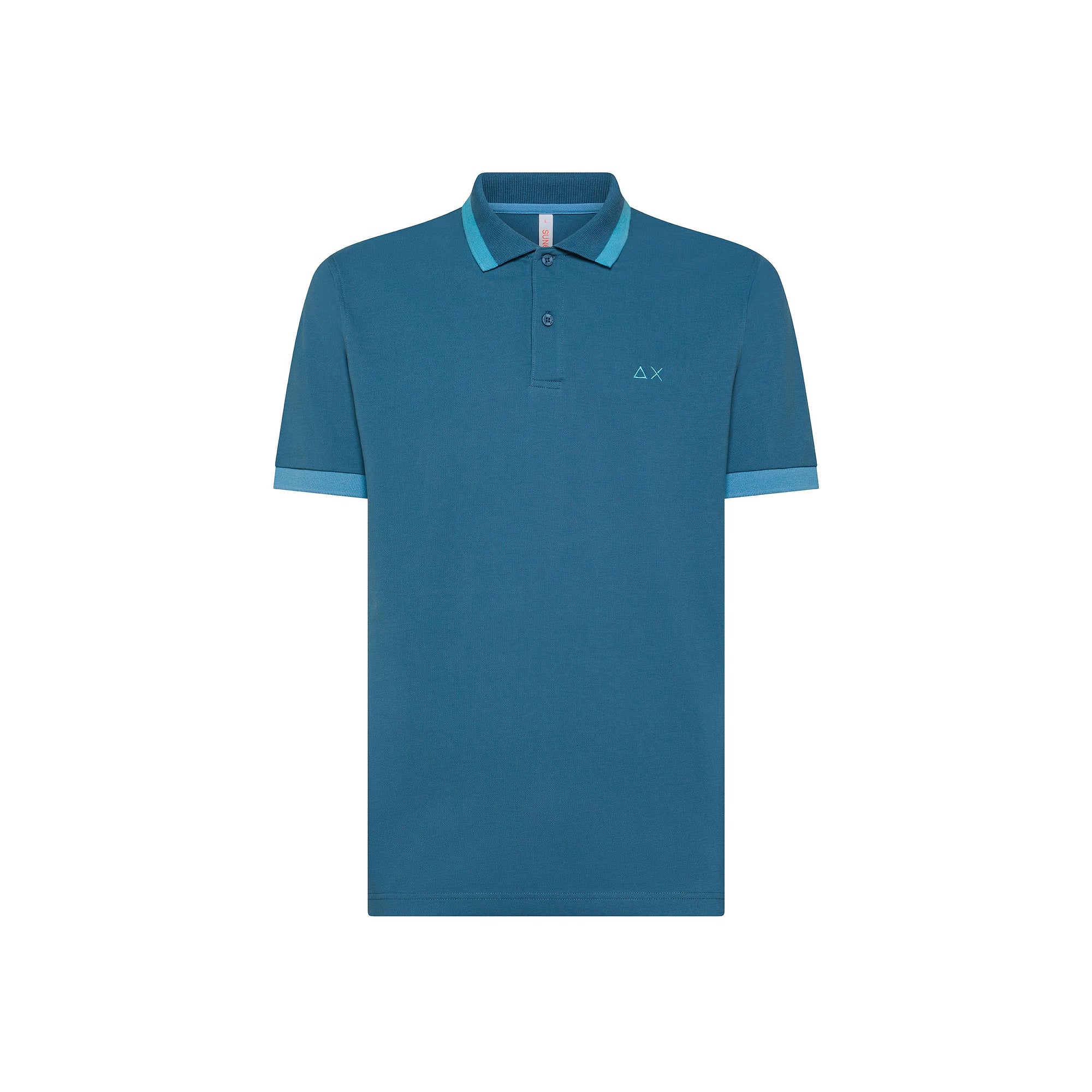 Polo con maxi riga A35112 80 SUN68 