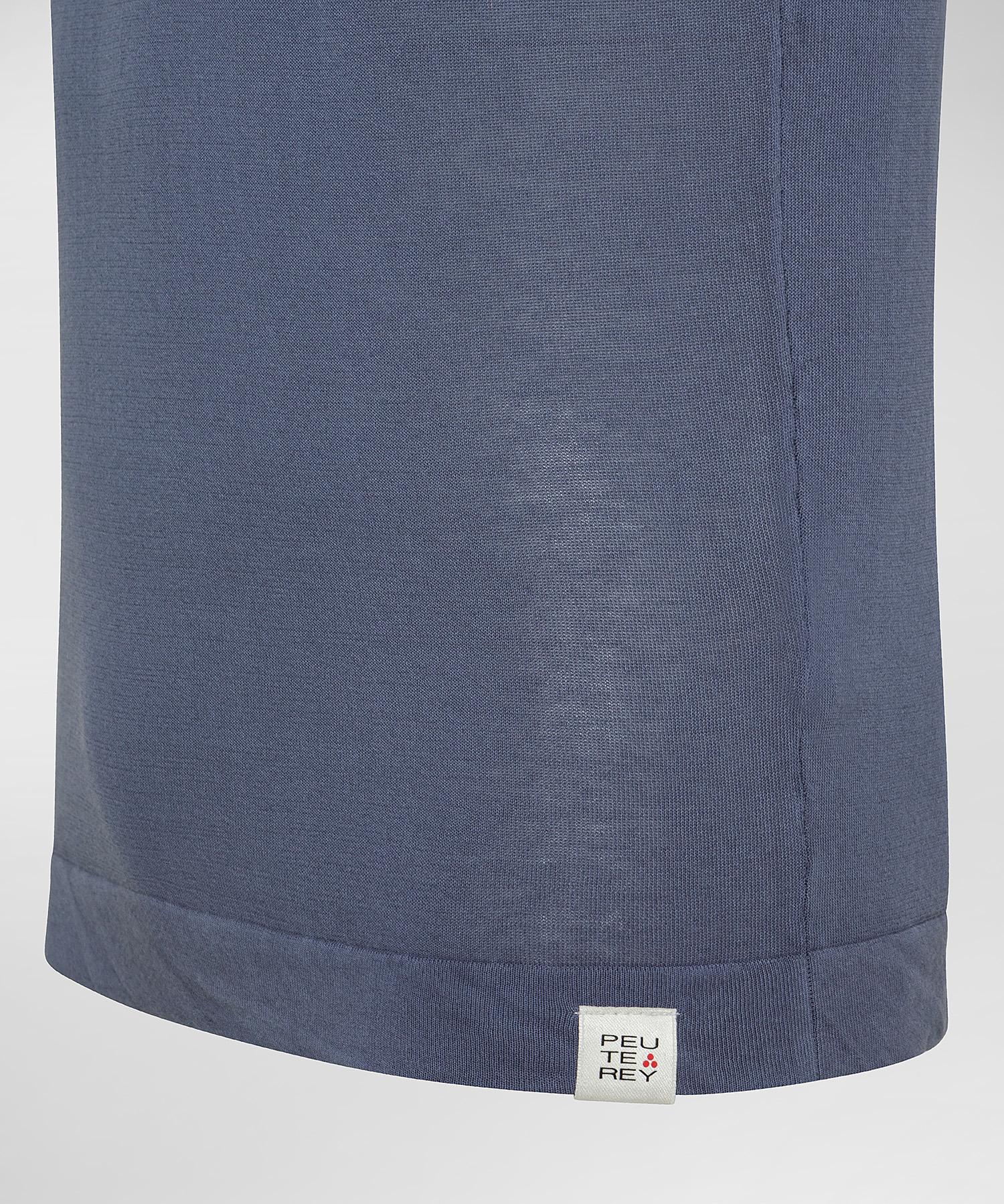 Malaga FRS 03 Polo classica in Tricot di cotone squalo PEU5456 793 PEUTEREY 