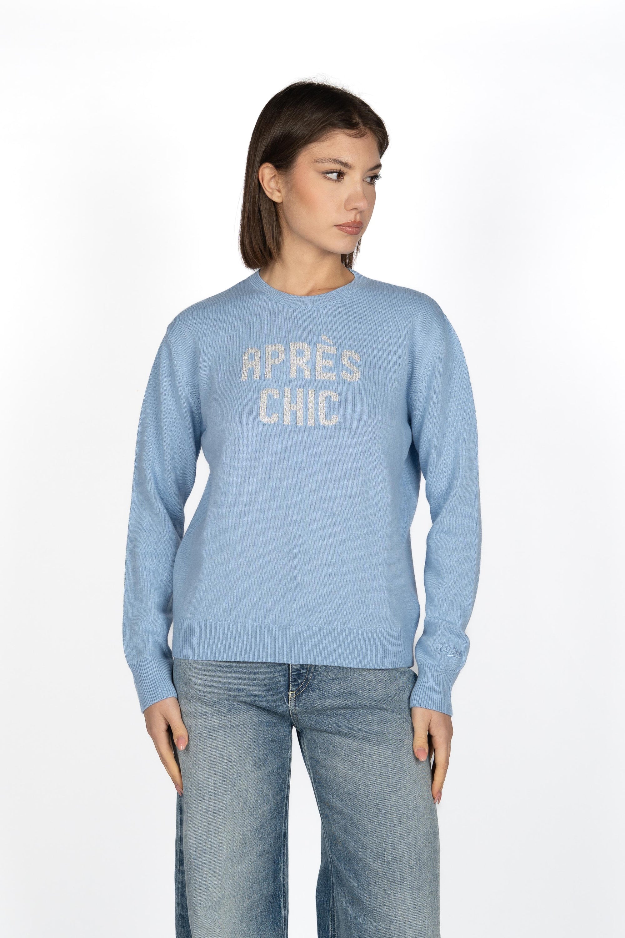 Maglione New Queen con jacquard Après Chic QUE0010 03997I MC2 SAINT BARTH 