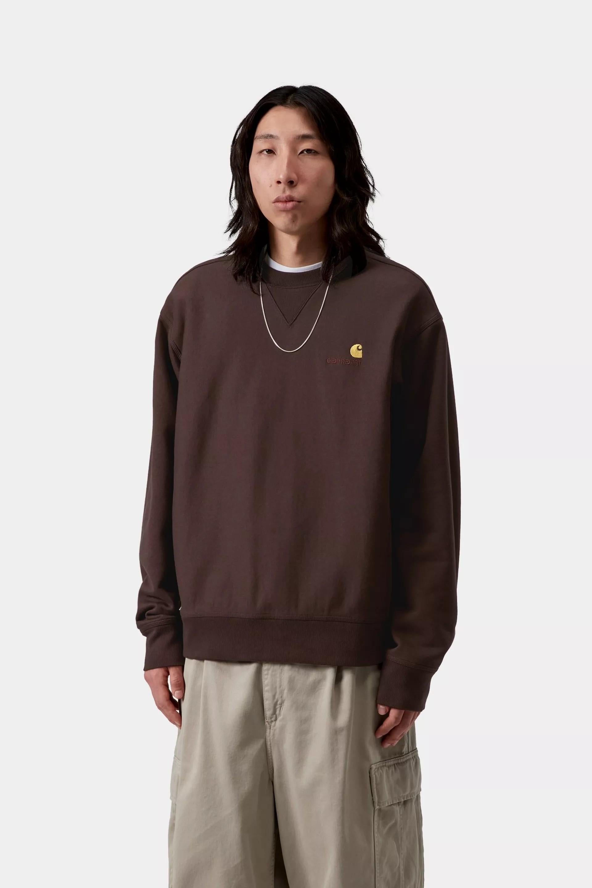 American Script Sweatshirt I025475 33HXX CARHARTT WIP 