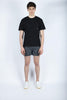 T-shirt con logo stampato nero
