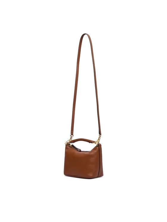 Borsa Blaike mini in cuoio nappa 431P10531 001 LAUREN ACCESSORIES 
