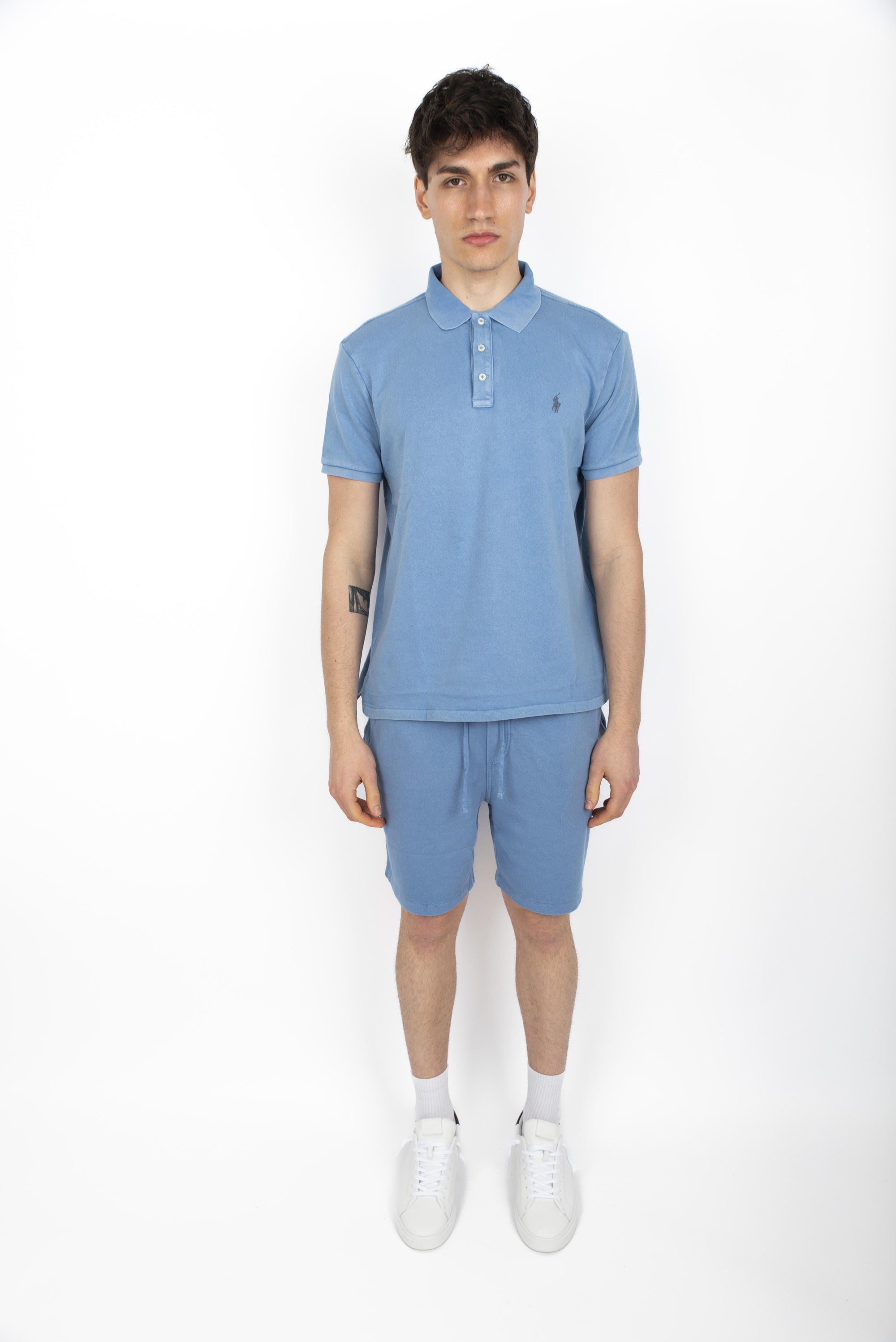 Short blu in spugna spa  710704271 022 POLO RALPH LAUREN 