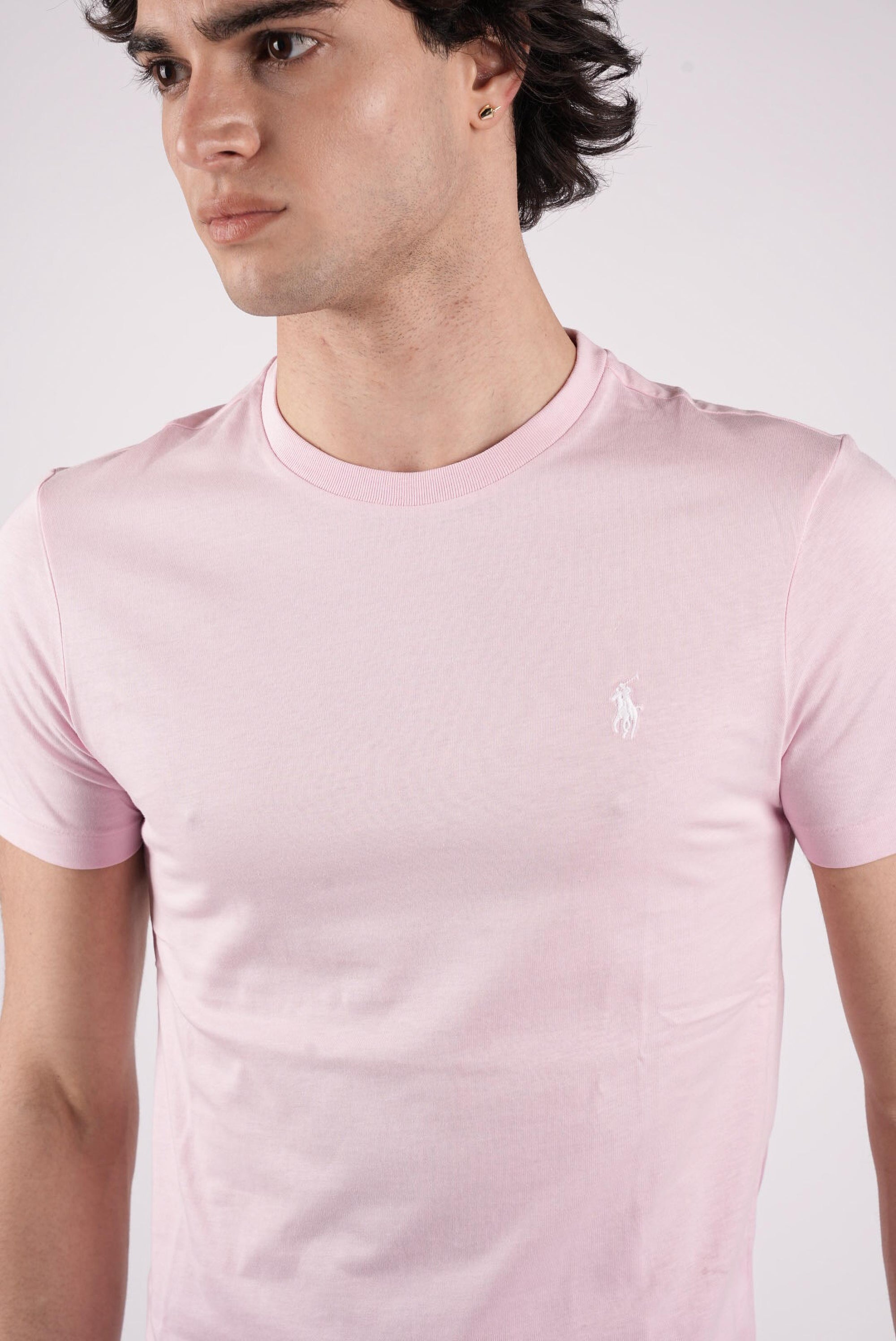 T-shirt con logo a contrasto 710671438 520 POLO RALPH LAUREN 