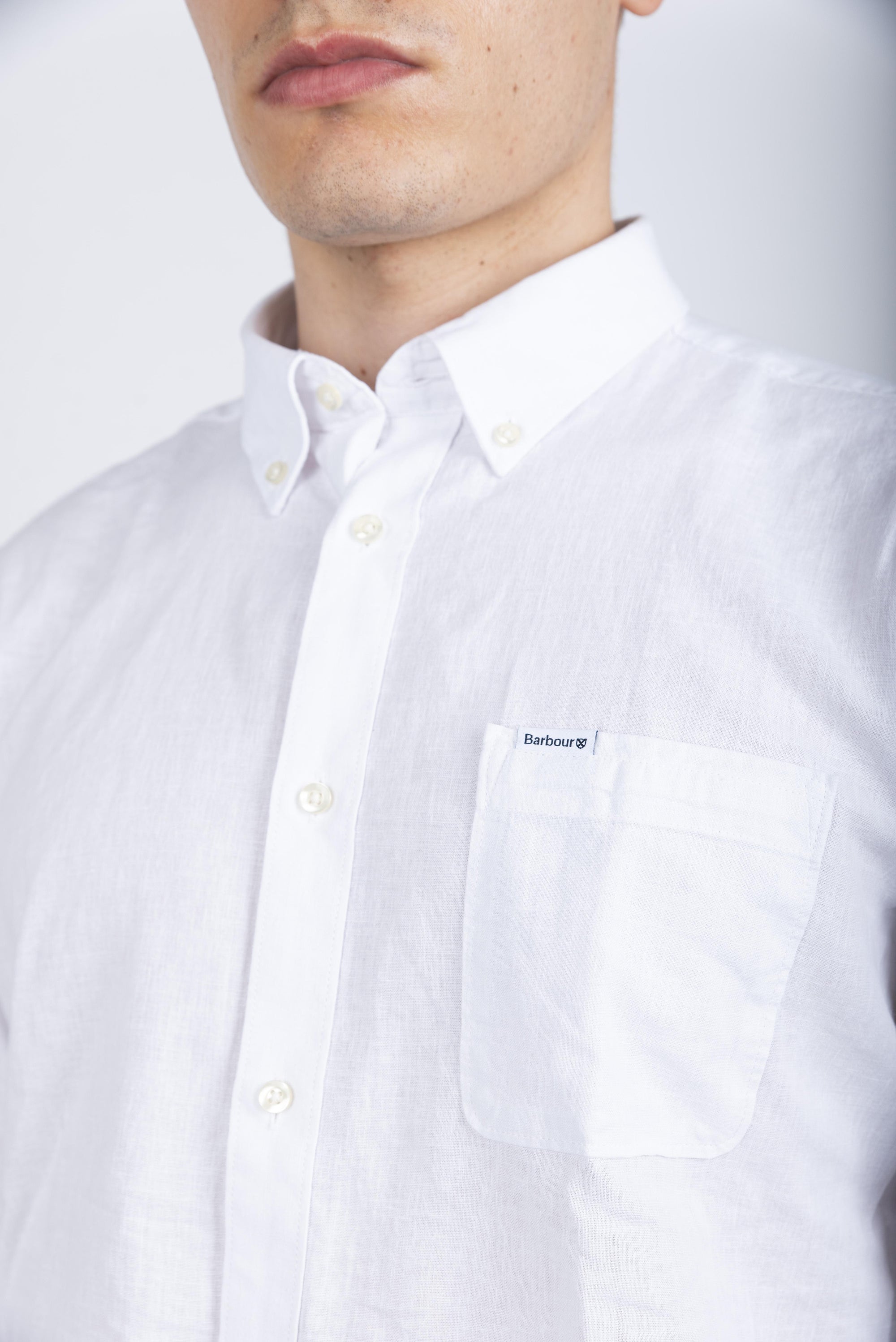 Camicia sartoriale Nelson bianco Barbour MSH5090 WH11 BARBOUR 