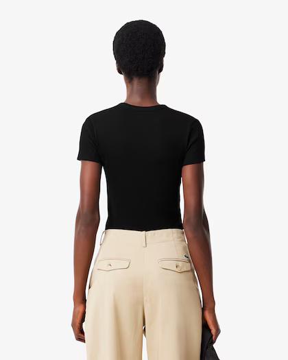 T-shirt a costine TF5538 031 LACOSTE 