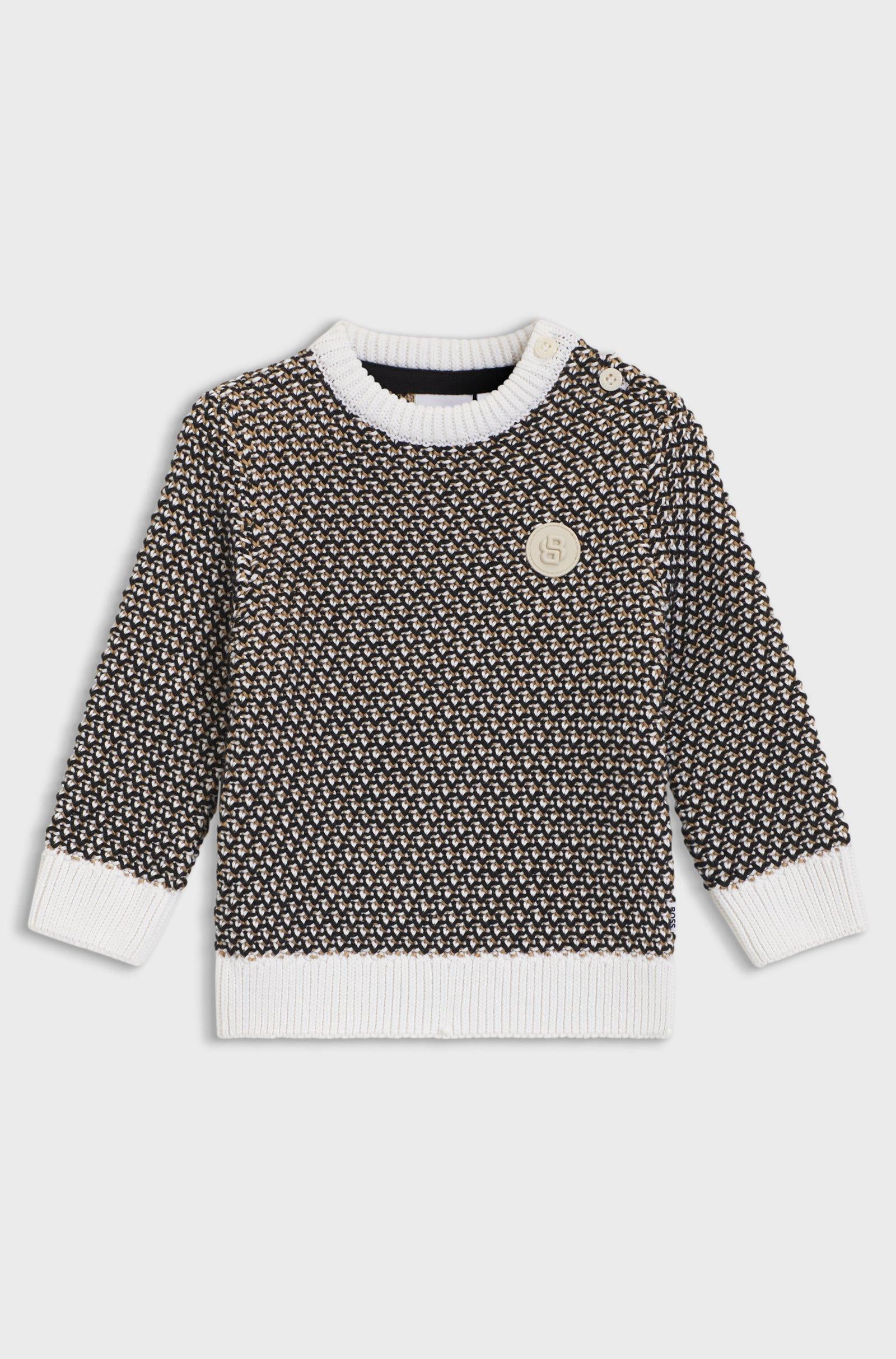 Maglione con monogramma J52453 09BA BOSS 