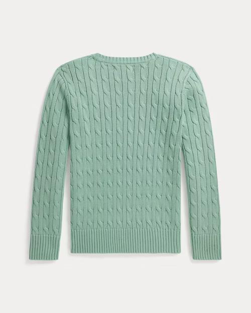 Maglia in cotone a trecce 323702674 505 POLO RALPH LAUREN 