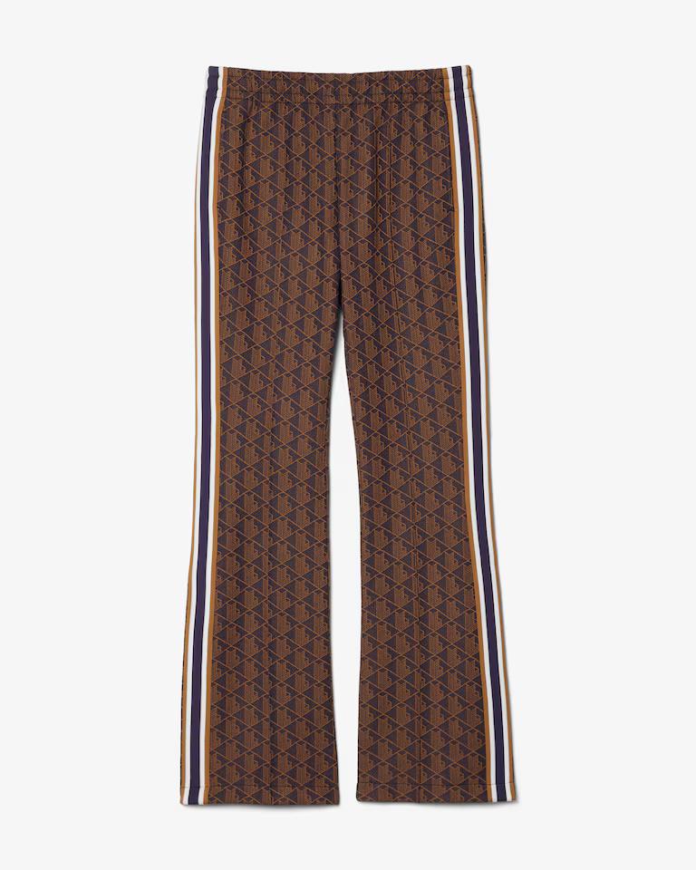 Pantaloni della tuta svasati con monogramma viola/marrone XF9313 9I4 LACOSTE 