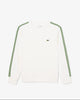 Felpa in cotone a righe con logo