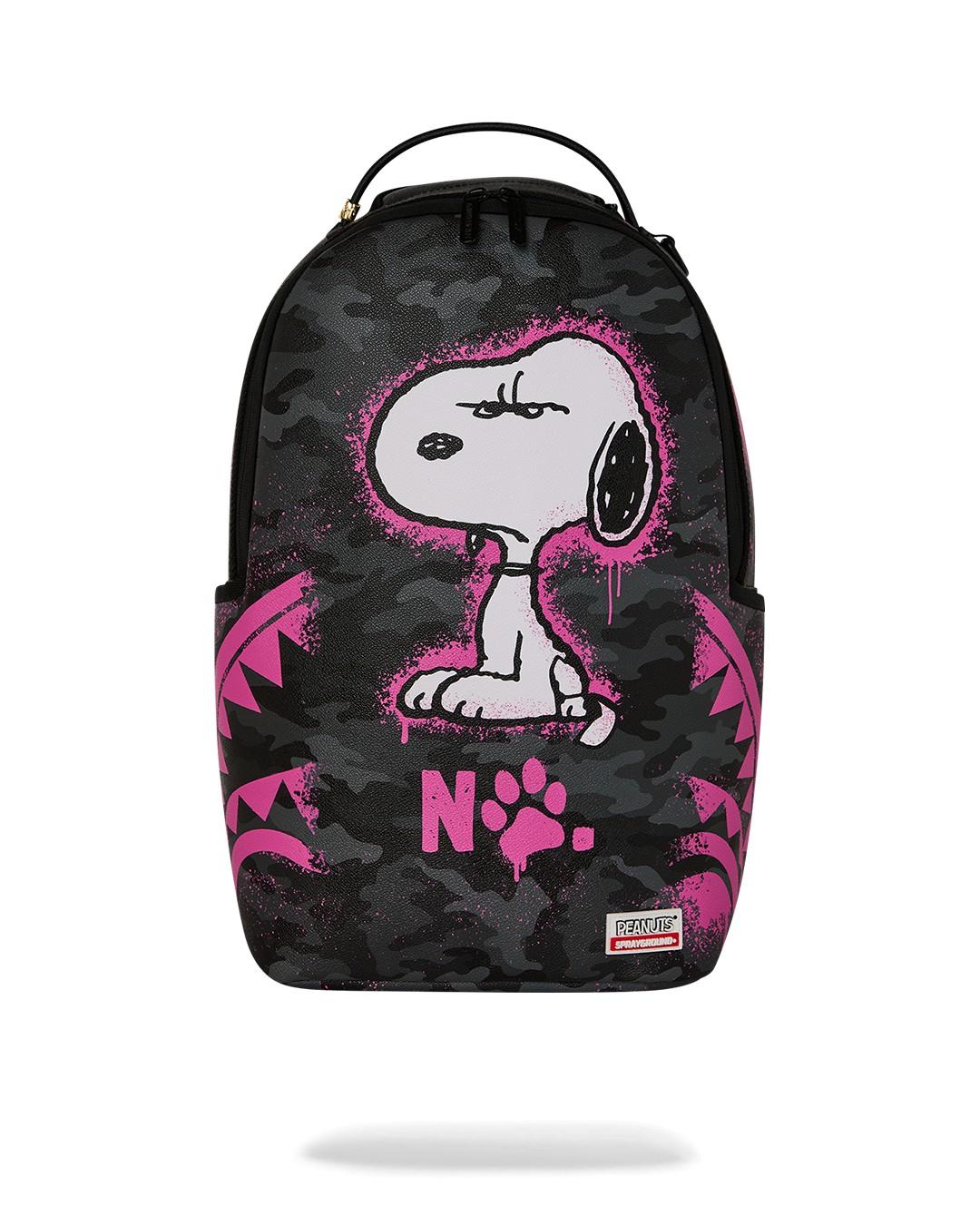Peanuts Snoopy pink stencil dlxsv backpack 910B8781 NSZ SPRAYGROUND 