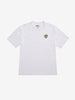 T-shirt with rubber logo
