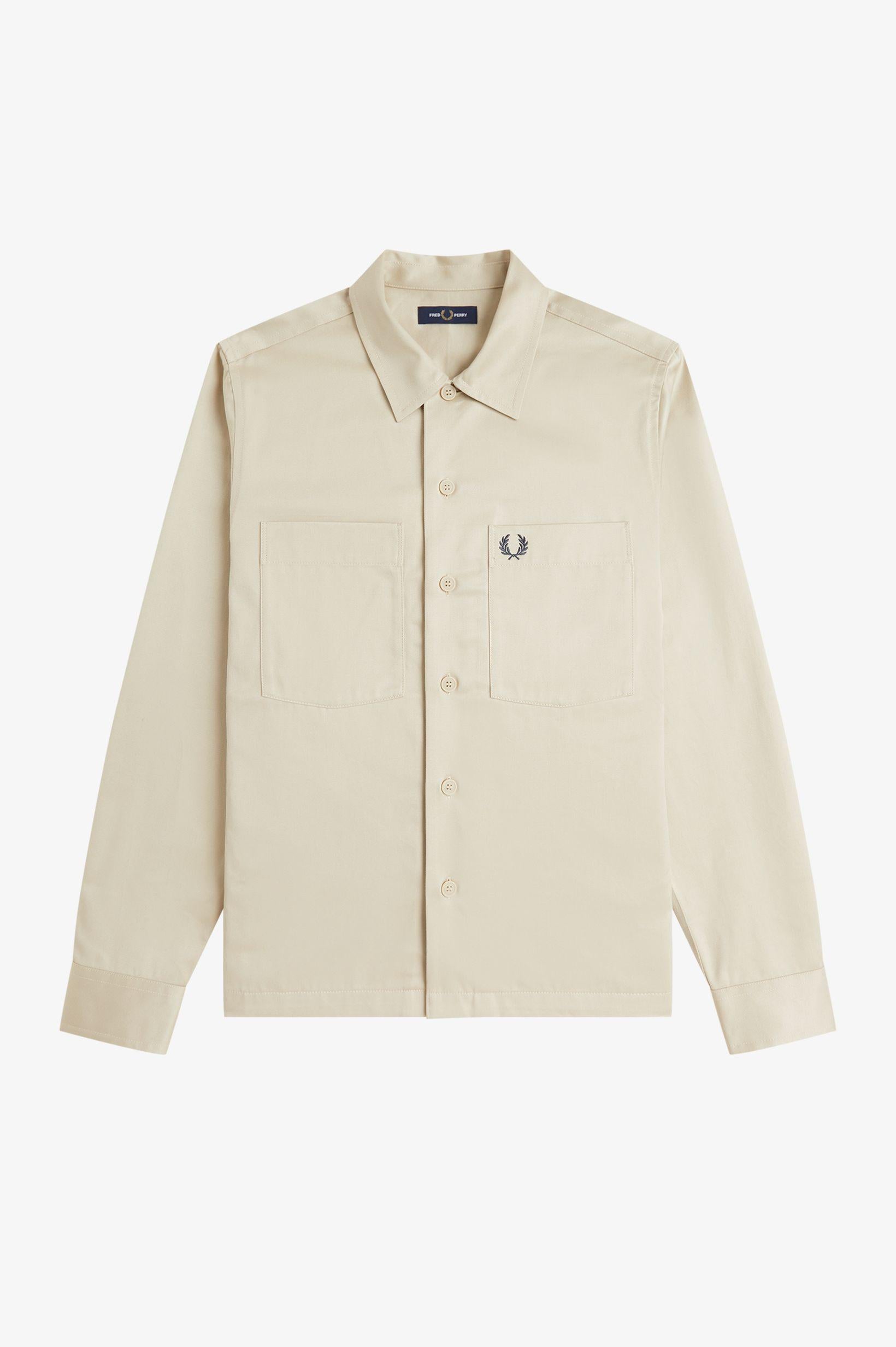 Overshirt con logo M240057 691 FRED PERRY 