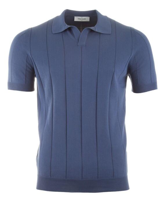 Polo skipper a coste blu 57191/20660 565 GRAN SASSO 