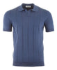 Polo skipper a coste blu