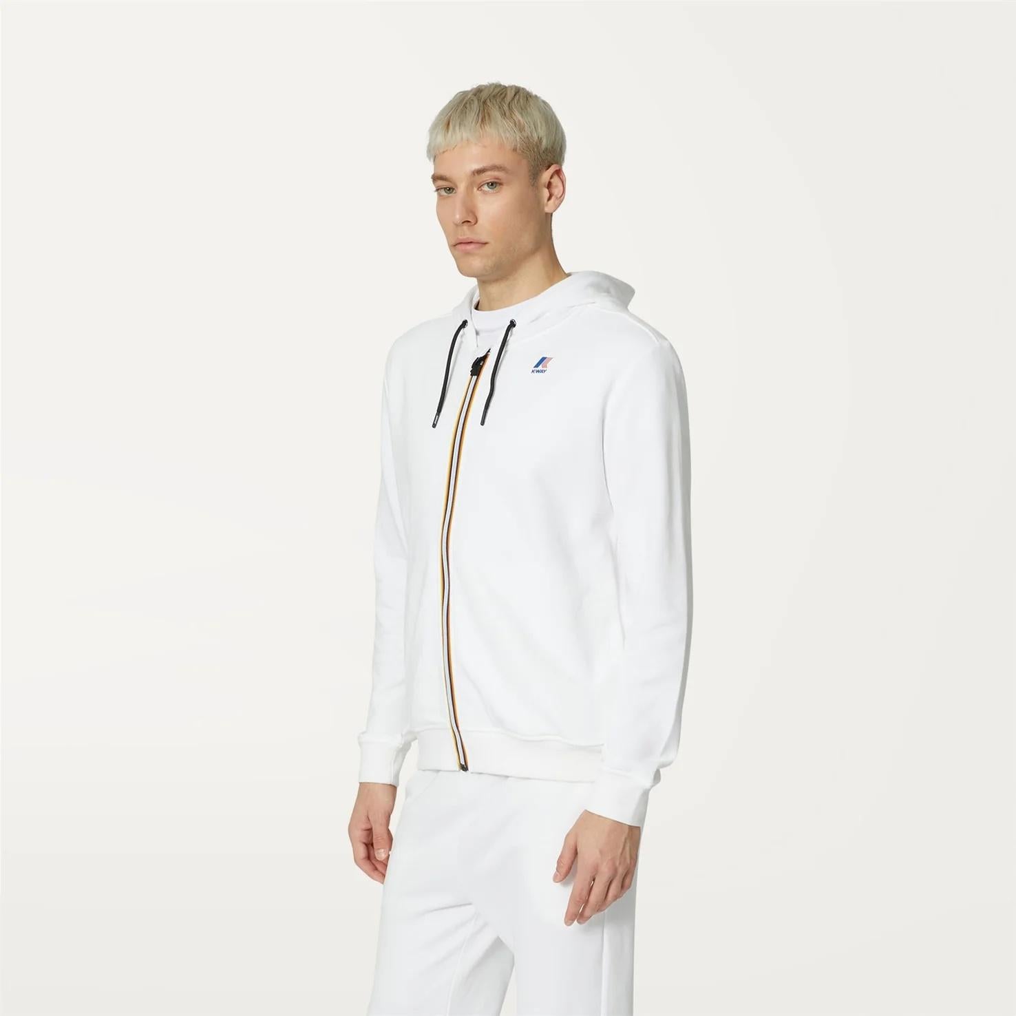 Giacca in pile unisex bianco K4115ZW 001 K-WAY 